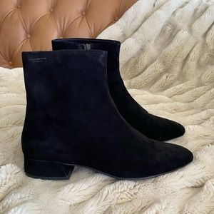 Vagabond Shoemakers Joyce Black Suede Ankle Boots 38 8